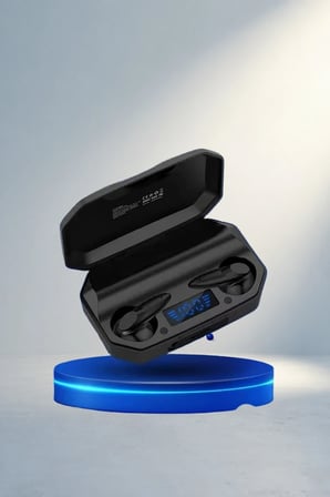 Siyah Profesyonel Oyuncu Kulaklığı Bluetooth 5.2 Uyumlu