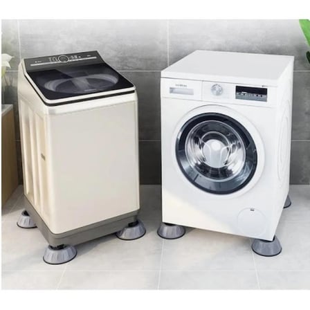 Titreşim Engelleyici Set ile Çamaşır Makinesi Yükseltici