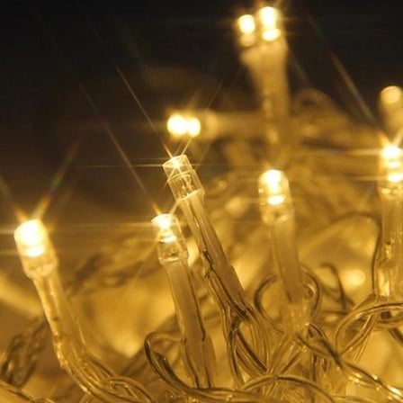 Dekoratif 30 LED Pilli 5m Peri Işığı