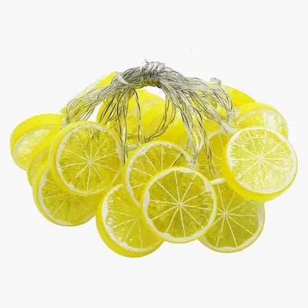 Dekoratif Limon LED Işık 2m 10 Adet Yaz Temalı