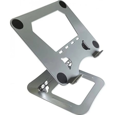 Ergonomik Gümüş Laptop Standı Hafif Taşınabilir Yapı