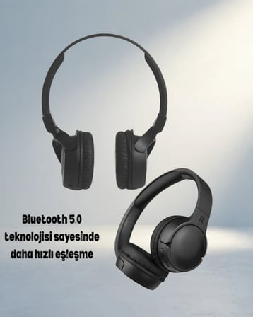 Ergonomik Bluetooth Kulaklık 3.2 cm USB-C Şarjlı