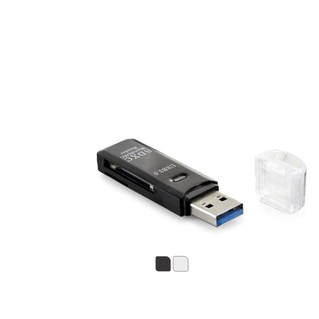 Hızlı Veri Aktarımına Sahip USB 3.0 Micro SD Kart Okuyucu Siyah