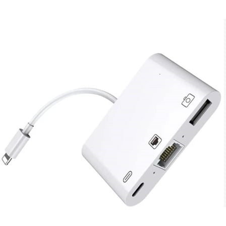Kompakt Lightning Çoklu Ethernet Adaptör ile Hızlı Bağlantı