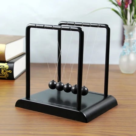 Şık Tasarımlı Orta Boy Siyah Denge Balans 13.5x13.5x11 cm