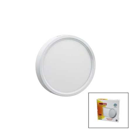 Yuvarlak Slim LED Panel 18W Beyaz Metal Kasa İç Mekan Aydınlatma
