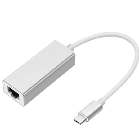 Kompakt Metal Type-C Ethernet Çevirici 10 100 1000 Mbps