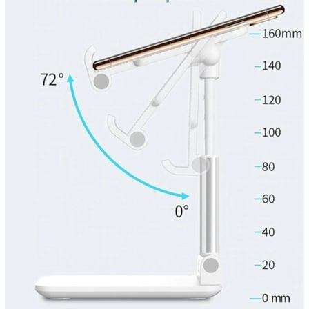 Ergonomik Katlanabilir Telefon Tutucu Standı 0-72 Derece