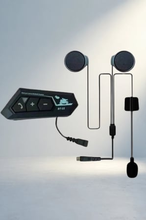Bluetooth 5.0 Motosiklet Kulaklık Kask Uyumlu 1 Adet