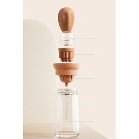 Pratik Fırçalı Yağdanlık 250 ml Silikon Hazne ile