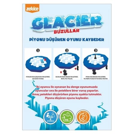Eğlenceli Denge Oyunu 2 Kişilik Glacier Buzullar