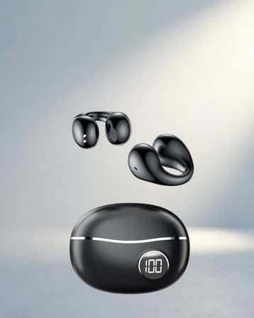 Ergonomik Kablosuz Kulaklık Bluetooth 5.4 Type-C 30 Saat