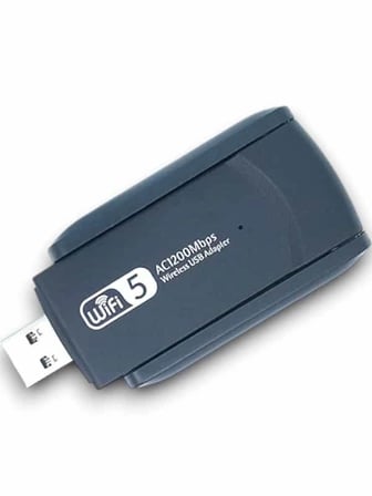 Kablosuz Wifi Alıcı USB Adaptör 1200 Mbps Dual Band