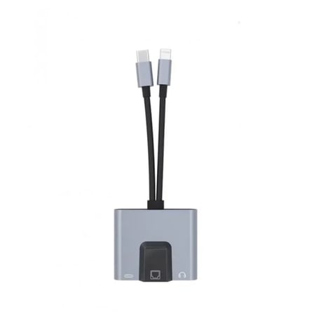 Kompakt 3'ü 1 Arada Ethernet Çevirici Type-C ve Lightning Uyumlu