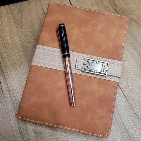 Şık Defter Kalem Seti A5 Boyut Öğretmenler İçin Hediye