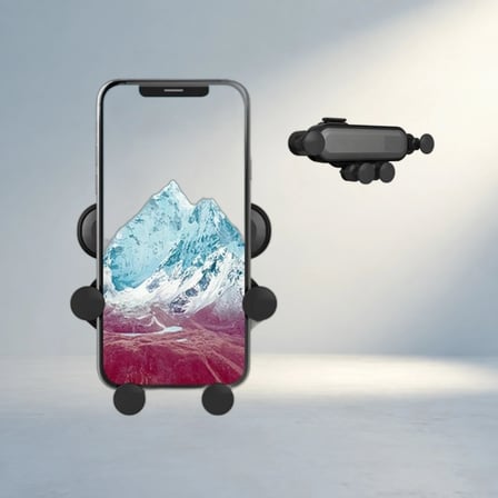 Pratik 4 Nokta Destekli Araç İçi Telefon Sabitleyici Tutucu Aparat