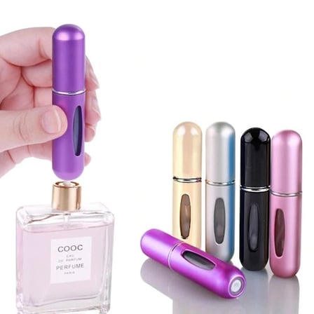 Şık Doldurulabilir Mini Cep Parfüm Şişesi 5 ml Seyahat İçin