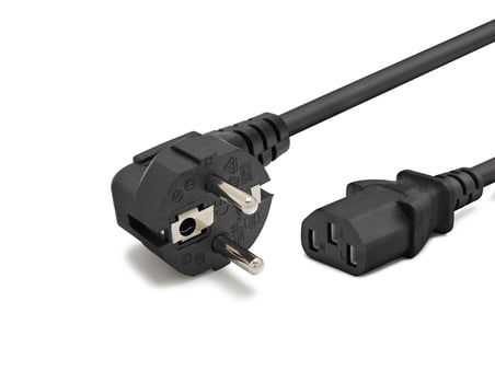 C13 Tipi Güç Kablosu 1.5 M 3 Pin 500W Masaüstü Kullanım