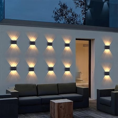 Pratik Solar Duvar Seti 2'li 6 LED Gün Işığı