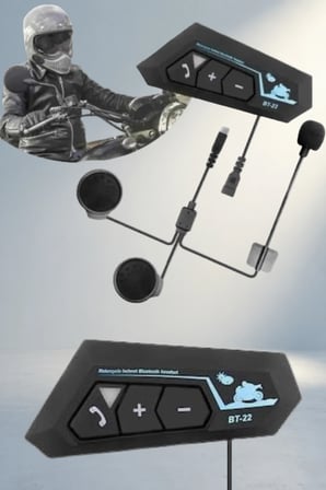 Ergonomik Bluetooth Kask Kulaklığı 5.0 Uyumlu Müzik Deneyimi