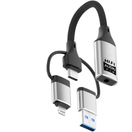 Type-C USB'den Aux'a Dönüştürücü Adaptör