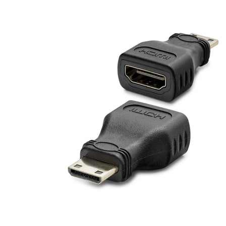 Kompakt Mini HDMI Adaptör 1080p Siyah Uyumlu Cihazlar için