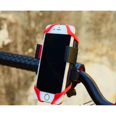 Bisiklet Telefon Tutucu Lastik Destekli 1 Adet