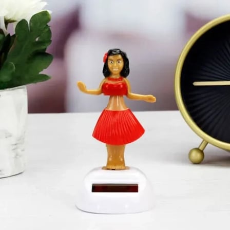 Tropikal Solar Dans Eden Hula Kızı Figürü 1 Adet