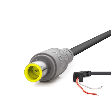 Siyah Adaptör Kablosu 1.2M 30W-90W Uyumlu