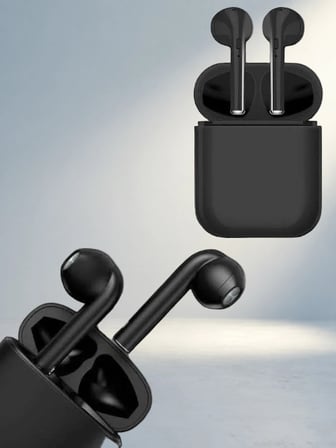 Yeni Nesil Bluetooth Kulaklık PRO 5 Siyah - 24 Saat Pil Ömrü