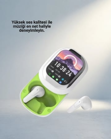 Şık Tasarımlı Kablosuz Bluetooth Kulaklık 10 Metre Uzaklık