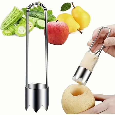 Ergonomik Paslanmaz Çelik Sebze Meyve Oyacağı 15 cm