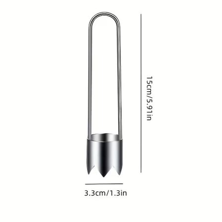 Ergonomik Paslanmaz Çelik Sebze Meyve Oyacağı 15 cm