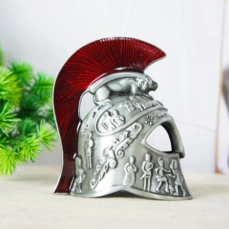 Dekoratif Şövalye Miğferi 10 cm x 5 cm (Metal Model)