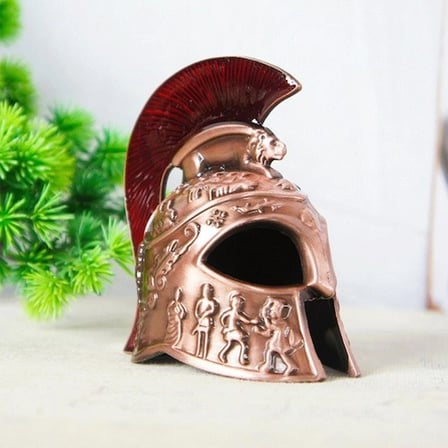 Dekoratif Şövalye Miğferi 10 cm x 5 cm (Metal Model)