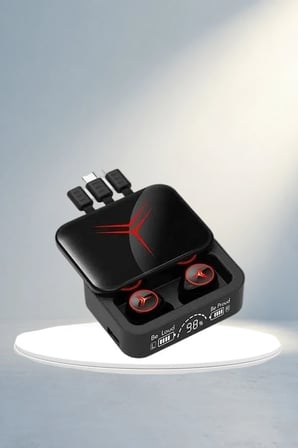 Taşınabilir Bluetooth Kulaklık Powerbank Özellikli HD Mikrofon