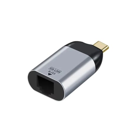 Kompakt Type-C Rj45 Gigabit Çevirici Ethernet Dönüştürücü
