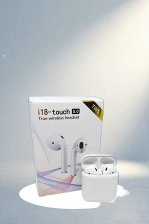 Kablosuz Bluetooth Kulaklık Çift Mikrofonlu Dokunmatik Kontrol
