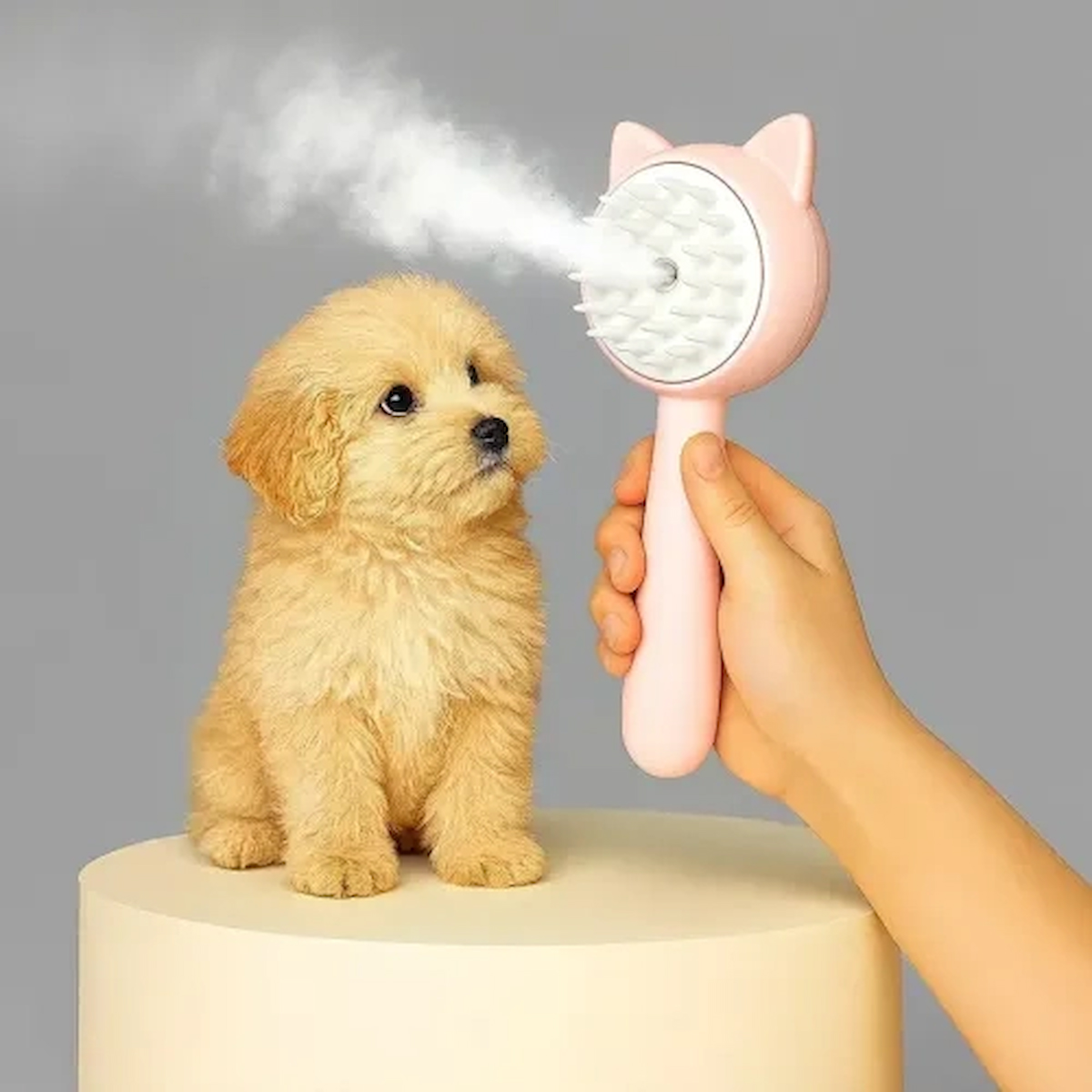 Rahatlatıcı Buharlı Fırçası Kedi ve Köpekler İçin