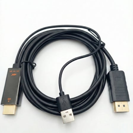 HDMI'den DisplayPort'a Dönüştürücü Kablo 1.8 Metre Uzunluk