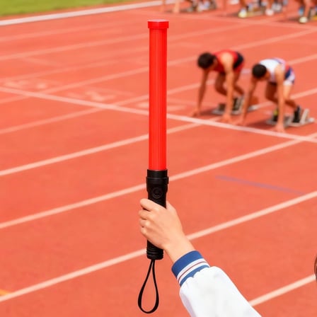 El Feneri ve Işıklı Trafik Yönlendirme Copu 54 cm