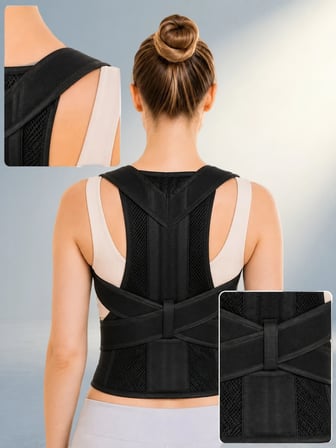 Duruş Destek Korsesi Fileli Model (Dik Model)