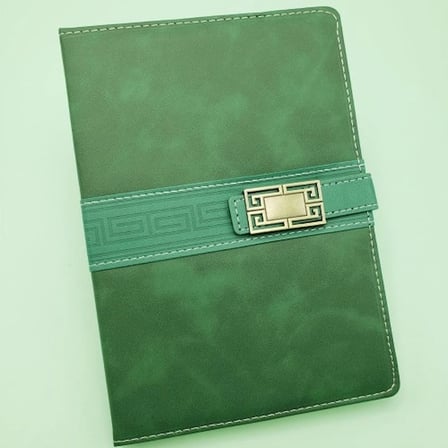 Vintage Tasarımlı Deri Kapaklı A5 Defter 106 Yaprak