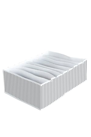 8 Bölmeli Xl Pratik Bölmeli Çekmece Düzenleyici Organizer(iç Çamaşırı Kravat Çorap Düzenleyici)