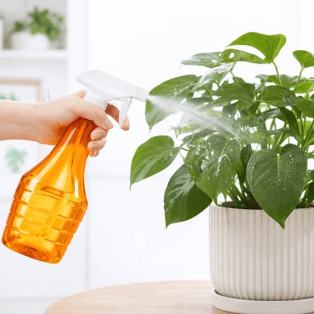 Çok Amaçlı Fısfıs Çiçek Sulama Şeffaf Su Sprey Şişesi 500 Ml
