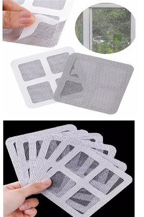 Banyo Gider Süzgeci 50 Adet Yapışkanlı Filtre, 10x10 Cm