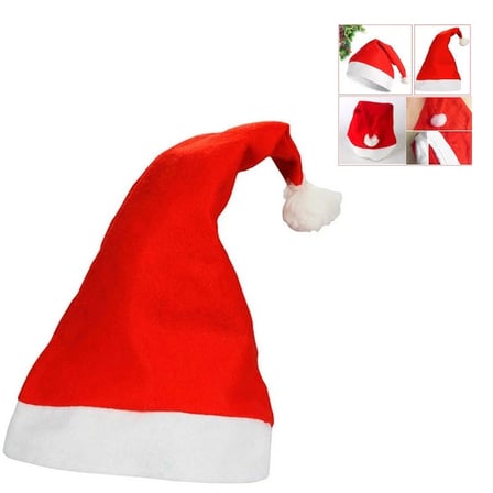 Noel Baba Şapkası 3 Adet Set