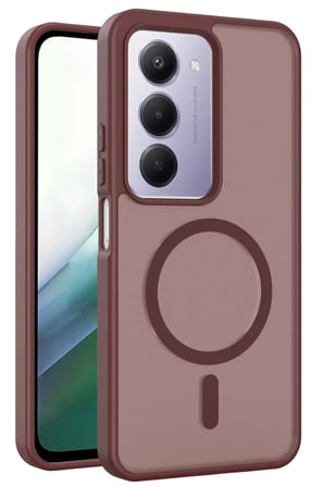 Redmi 15 4G Jota Magsafe Kapak - Bordo