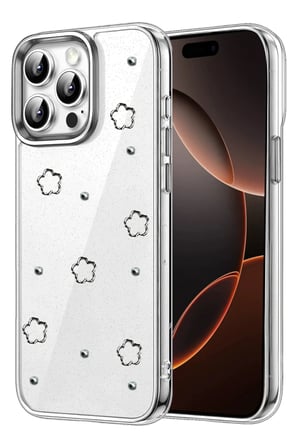 iPhone 15 Pro Max Fiyonk Desenli Kapak - Desen 2