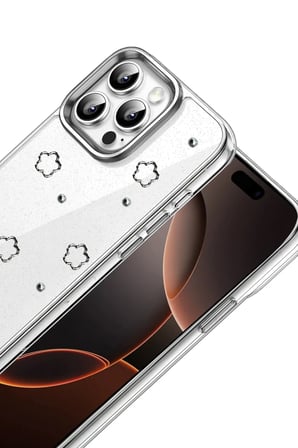 iPhone 15 Pro Max Fiyonk Desenli Kapak - Desen 2